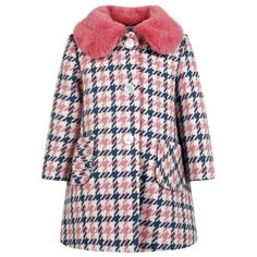 Пальто Blumarine размер 92, розовый/гусиная лапка