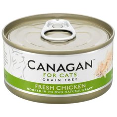Корм для кошек Canagan беззерновой, с цыпленком 75 г (кусочки в соусе)