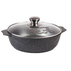 Кастрюля-жаровня Мечта Гранит 26 см 3 л, черный