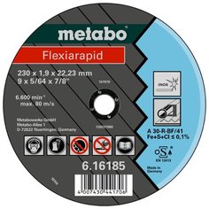 Диск отрезной 230x1.9x22.23 Metabo Flexiarapid 616185000 1 шт.