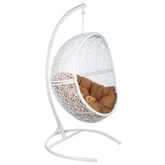 Подвесное кресло-кокон ЭкоДизайн Lunar, white