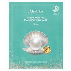 JM Solution Marine Luminous Pearl Hydrogel Mask гидрогелевая маска с экстрактом жемчуга, 30 мл