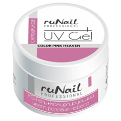 Гель Runail Professional UV Gel Camouflage камуфлирующий (II моделирующая фаза), 15 г розовые небеса
