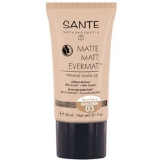 Sante Naturkosmetik Тональный крем Matte Matt Evermat, 30 мл, оттенок: 03 golden