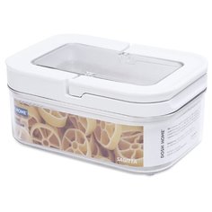 DOSH | HOME Контейнер Sagitta с ручкой, 0,7 л прозрачный/белый