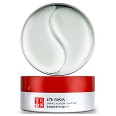 Jomtam Гидрогелевые патчи для кожи вокруг глаз со змеиным ядом Eye Mask Snake Venom Shui Run 80 г (60 шт.)