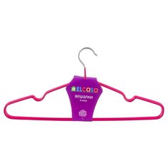 Вешалка EL CASA Набор c антискользящим покрытием 5 шт розовый