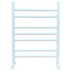 Водяной полотенцесушитель Ника Classic ЛП (г2) 60x40 белый матовый Nika