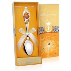 АргентА Ложка детская из серебра "Мишка"