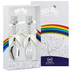 АргентА Набор детский DODO "Медведь" (2 предмета вилка + ложка)