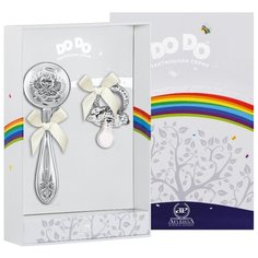 АргентА Набор для малышей DODO "Ангел" (2 предмета пустышка+погремушка)