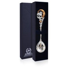 АргентА Ложка "Зодиак-Овен" с позолотой