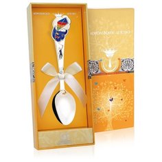 АргентА Ложка детская "Авиатор" с эмалью