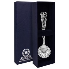 АргентА Совок для сахара "Охотничий" чернением+ футляр