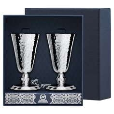 АргентА Набор рюмок №4 кованых (2 пр.) + футляр