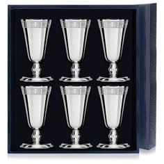АргентА Набор рюмок №4 с рисунком "Квадрат" (6 предметов)