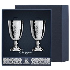 АргентА Набор рюмок №1 кованых (2 пр.) + футляр