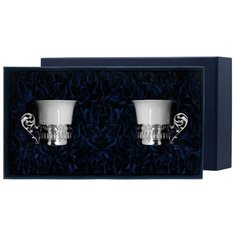 АргентА Набор чаш/коф "Богема" б/лож (2 пр) + футляр