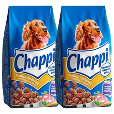 Сухой корм для собак Chappi Мясное изобилие 2шт. х 15 кг
