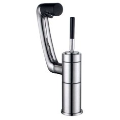 Смеситель для кухни (мойки) KAISER Merkur 27033 однорычажный хром/черный