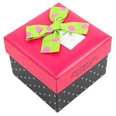 Коробка подарочная Yiwu Zhousima Crafts 2963245 11 х 8.5 х 11 см красный/черный