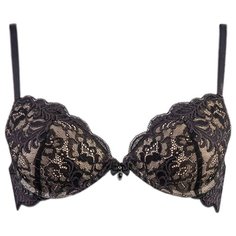 Бюстгальтер Luce del Sole размер 70B черный/бежевый