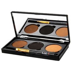 Lic Тени для бровей 3 рефилла Professional Eyebrow Set 01 wild savanna