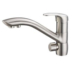 Смеситель для кухни (мойки) KAISER Venus 39066-5 однорычажный серебро