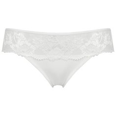 Alla Buone Трусы слипы низкой посадки с кружевными вставками, размер 4(48), bianco