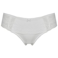Alla Buone Трусы слипы с кружевными вставками по бокам и сзади, размер 4(48), белый