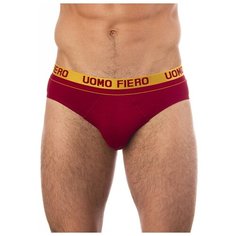 Uomo Fiero Трусы слипы 034FS, размер 48, красный