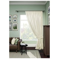 Комплект Kauffort Атлас на ленте 280 см, 1 шт. светло-бежевый