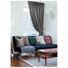 Комплект Kauffort Milfay на ленте 270 см, 1 шт серый