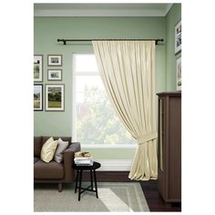 Комплект Kauffort Атлас на ленте 280 см, 1 шт. бежевый