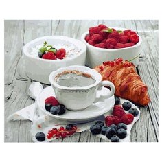 Paintboy Картина по номерам "Ягодный круассан" 40х50 см (GX5509)