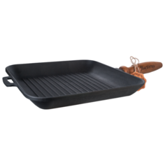 Сковорода-гриль Maysternya T307 28х28см, черный