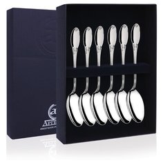 АргентА Набор чайных ложек "Гладкая" (6 предметов)