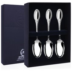 АргентА Набор чайных ложек "Император" большая (3 предмета)