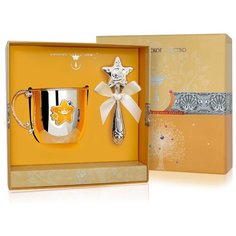 АргентА Набор для малышей КД "Звезда" с позолотой (2 предмета)