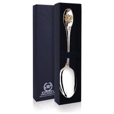 АргентА Ложка столовая "Единство" с позолотой