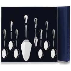 АргентА Набор чайный "Фаворит" (8 пред лоп+в+6чл)+футляр