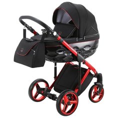Универсальная коляска Adamex Chantal Special Edition/Polar (3 в 1) C9 red chrome