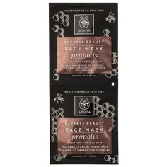 Apivita Express Beauty очищающая маска для жирной кожи с прополисом, 8 мл, 2 шт.