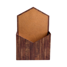 Коробка подарочная Дарите счастье Natural 14.4 х 22.3 х 6 см коричневый