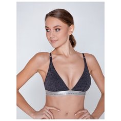 Бюстгальтер Alla Buone размер 48 темно-серый