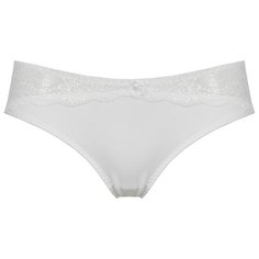 Alla Buone Трусы слипы с кружевными вставками спереди и сзади, размер 5(50), белый