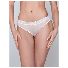 Alla Buone Трусы слипы из сетки с кружевом, размер 3(46), белый