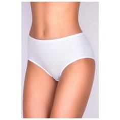 Alla Buone Трусы слипы высокой посадки, размер 7(54), bianco