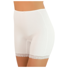 Alla Buone Трусы панталоны высокой посадки, размер 4(48), белый