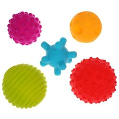 Развивающая игрушка Жирафики Кругляшки, 5 шт. разноцветный